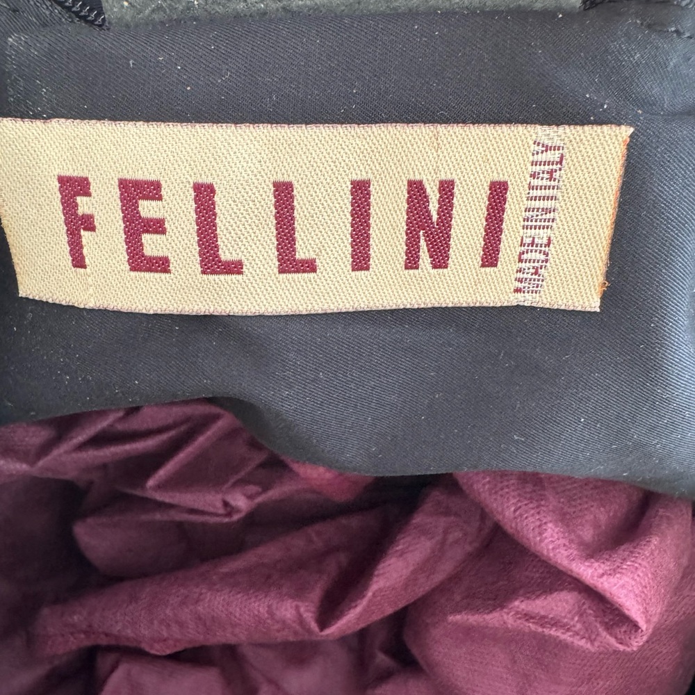 EUC Fellini buttery soft leather cream and tan hand/shoulder bag with tassels. - Picture 4 of 7